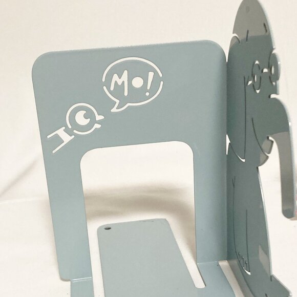 Elephant & Piggie Bookends Blue Pink Mo Willems Childs Decor Kids Display - Picture 3 of 9